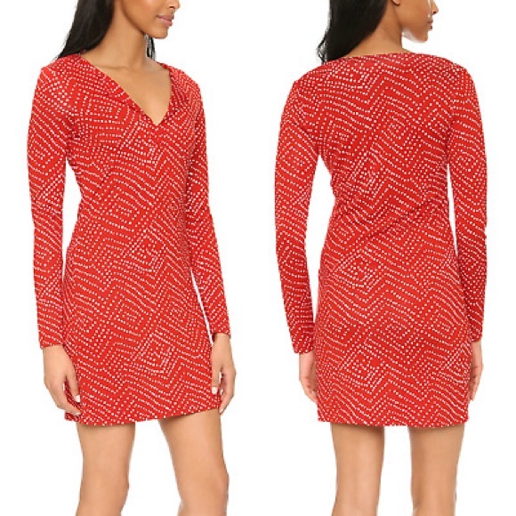Cute mini polka dot DVF dress - Picture 5 of 7